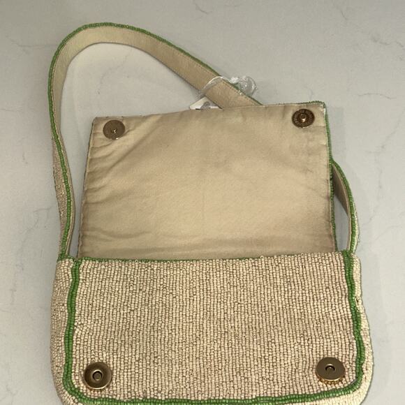 Viral Orange Aperol Spritz Beaded Shoulder Bag Tj Maxx Marshall’s Made In India - Picture 3 of 3